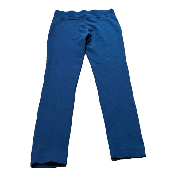 Anne Klein Women’s Dress Pants Navy Pull On Dress Pants Size 6 Scallop Stretch - Picture 5 of 8
